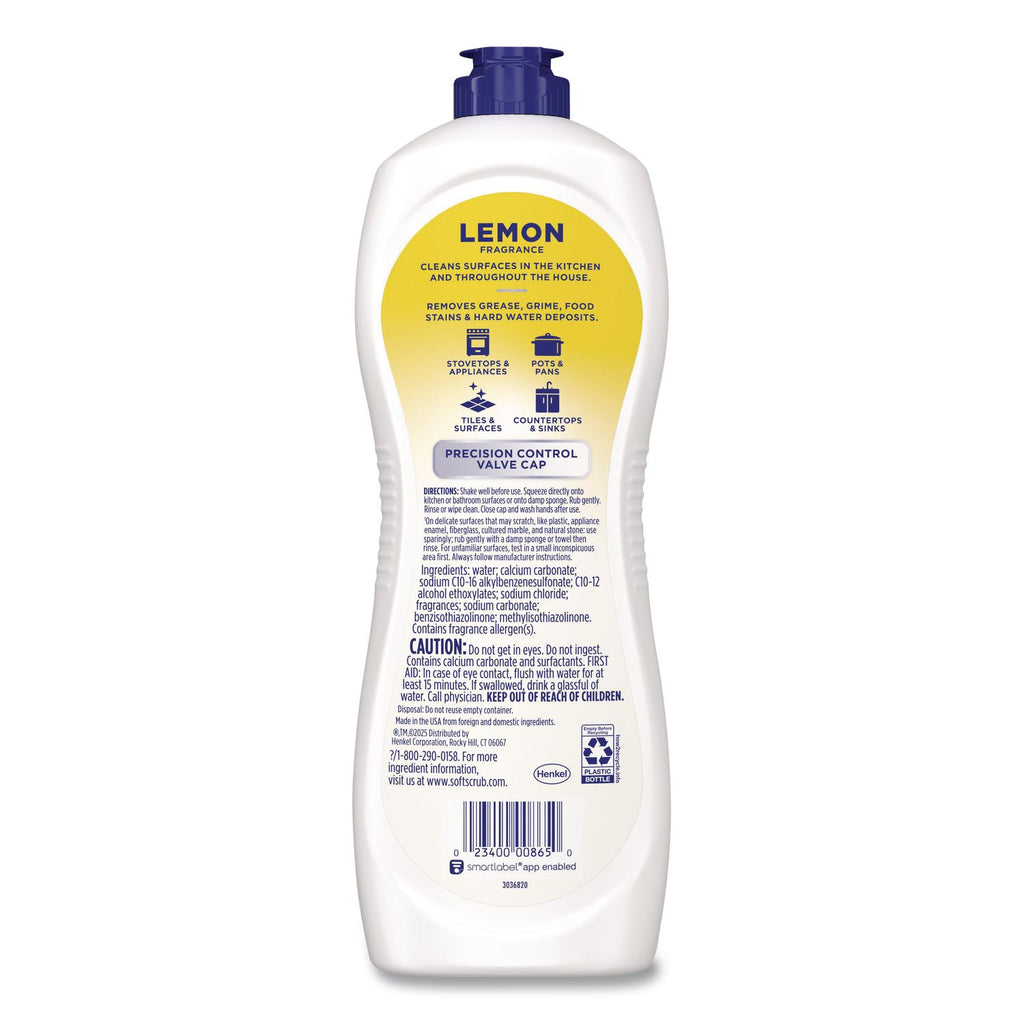 All Purpose Cleanser, Lemon Scent, 24 oz Bottle, 9/Carton