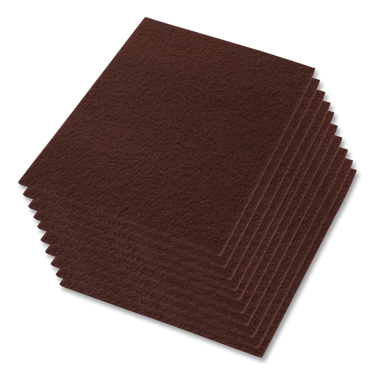 EcoPrep EPP Specialty Pads, 20 x 14, Maroon, 10/Carton