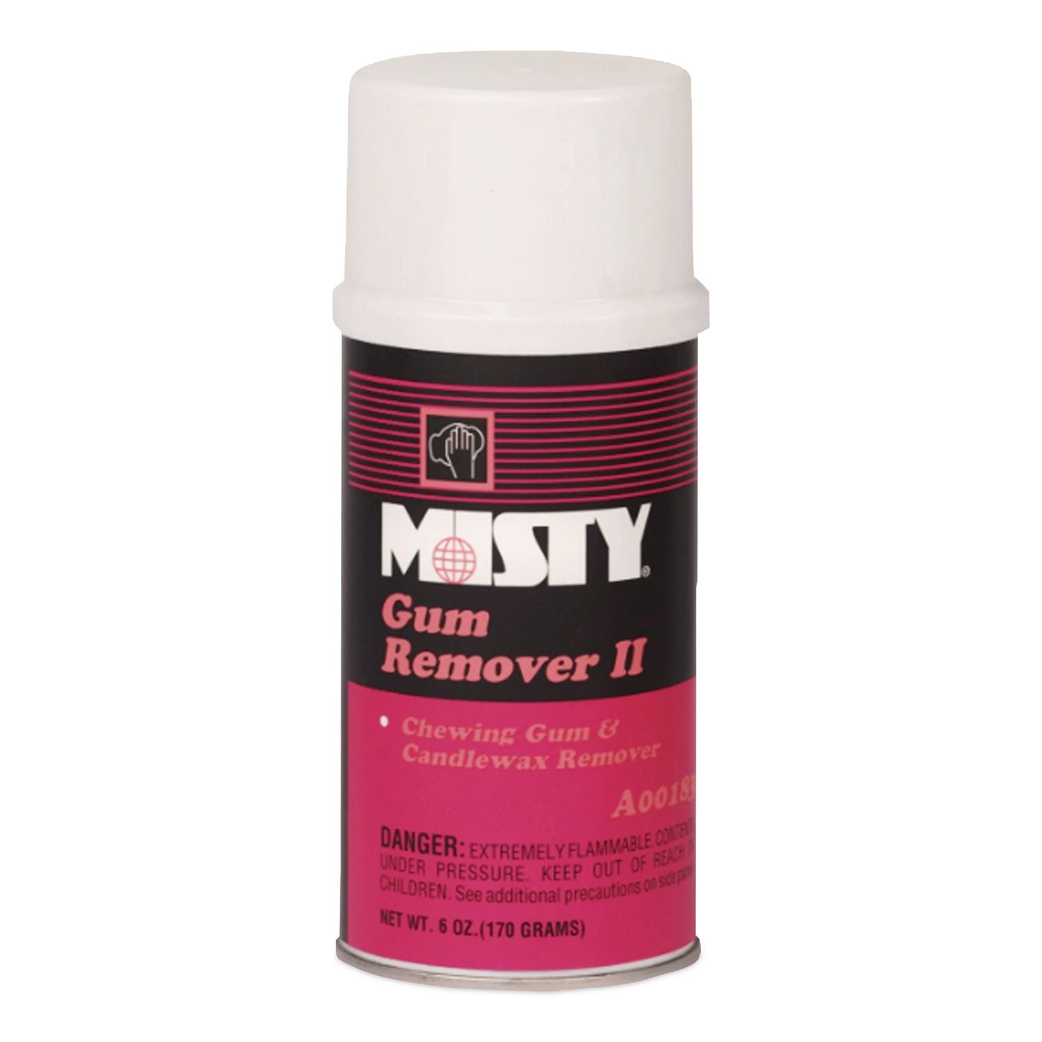 Gum Remover II, 6 oz Aerosol Spray, 12/Carton
