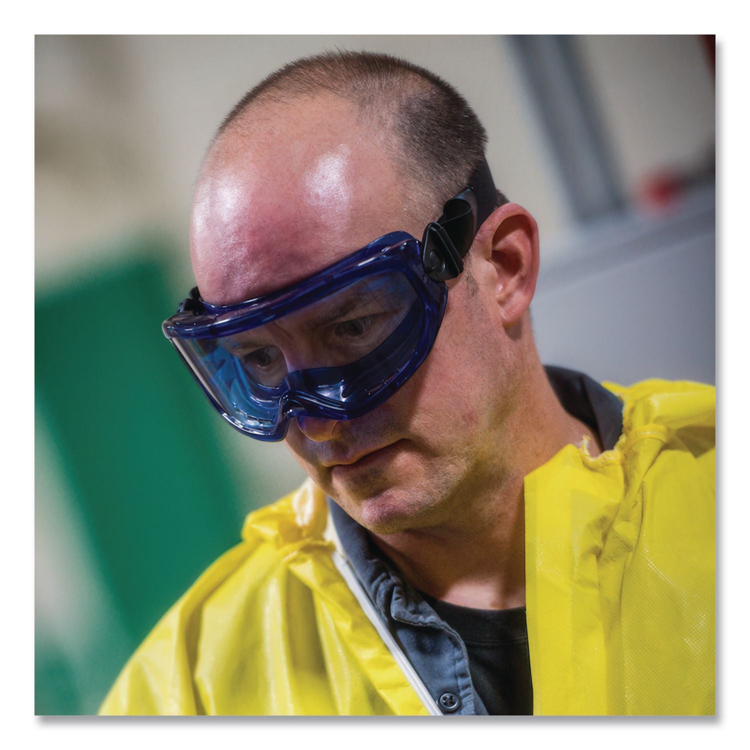 V80 Monogoggle XTR, Blue Frame, Clear Lens
