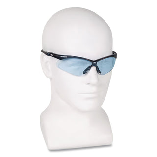 V30 Nemesis Safety Glasses, Blue Frame, Light Blue Uncoated Lens, 12/Box