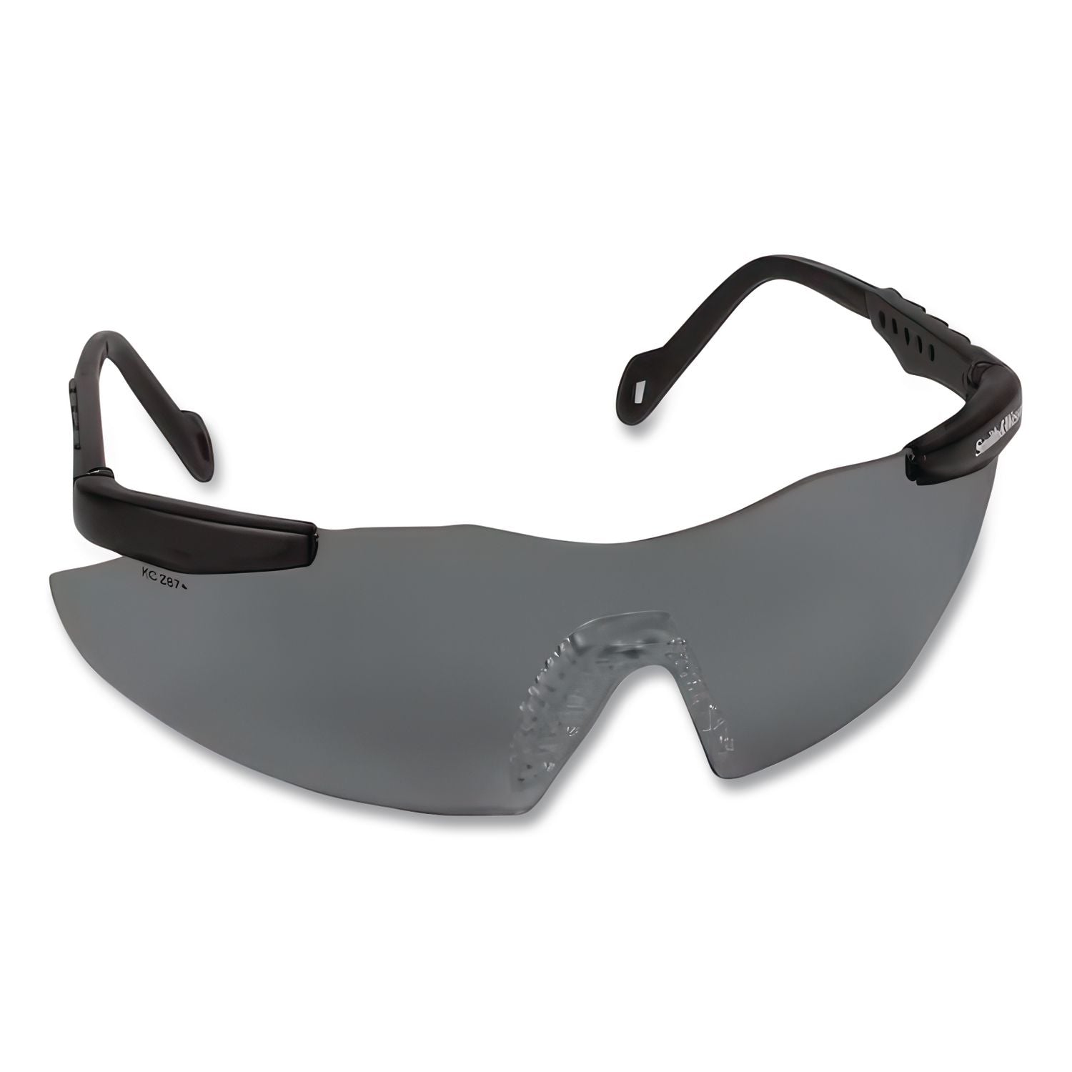 Magnum 3G Safety Eyewear, Black Frame, Smoke Lens