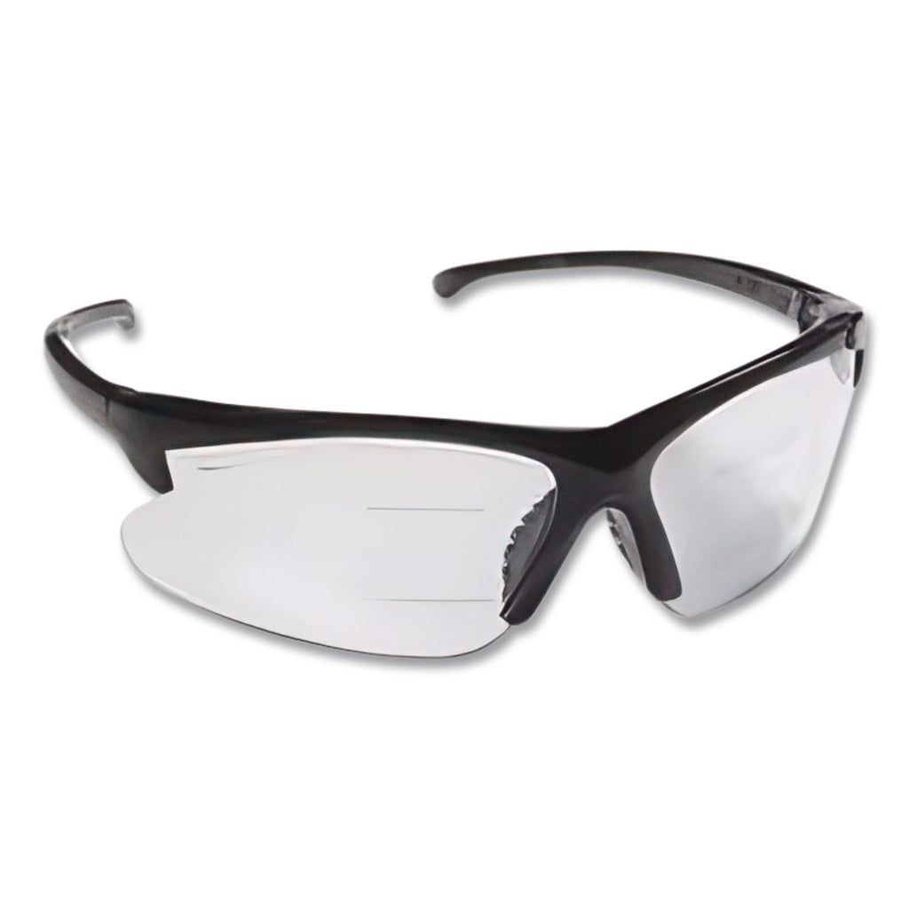 V60 30-06 RX Safety Readers, Black Frame, Clear Lens, 2.5 Diopter