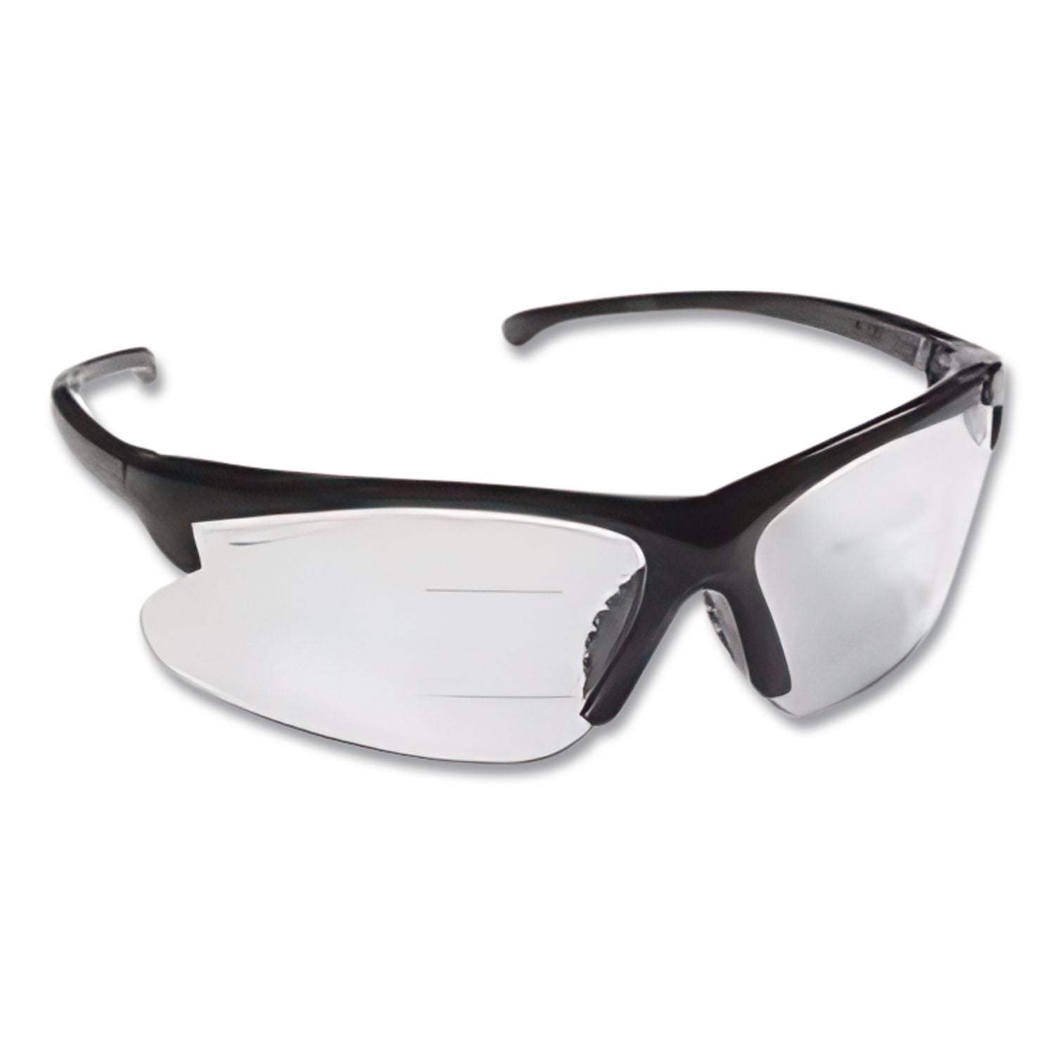 V60 30-06 RX Safety Readers, Black Frame, Clear Lens, 2.5 Diopter