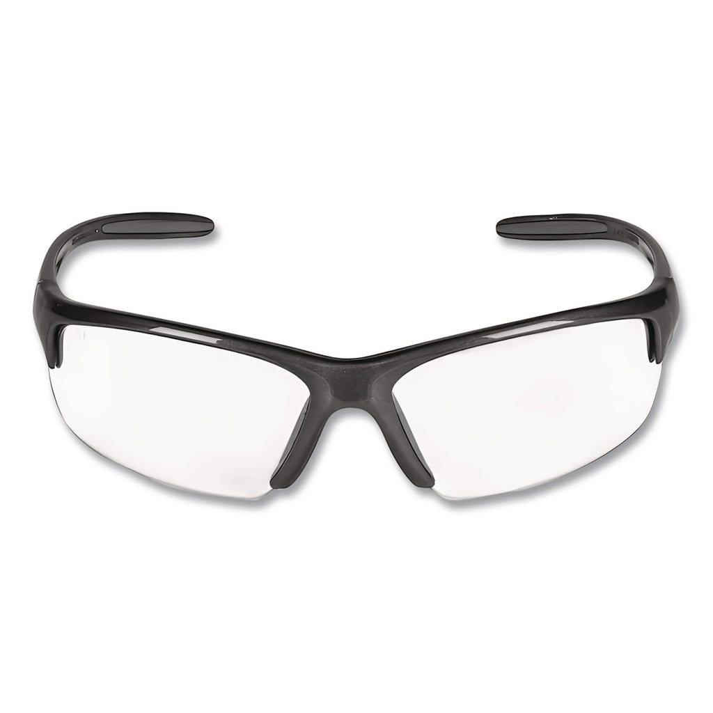 Equalizer Safety Glasses, Gunmetal Frame, Clear Lens