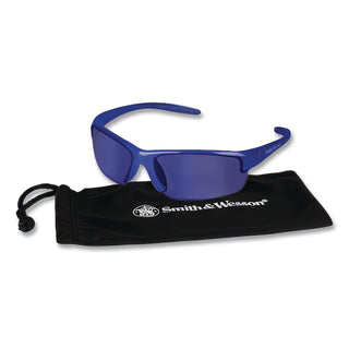 Equalizer Safety Eyewear, Blue Frame, Blue Mirror Lens