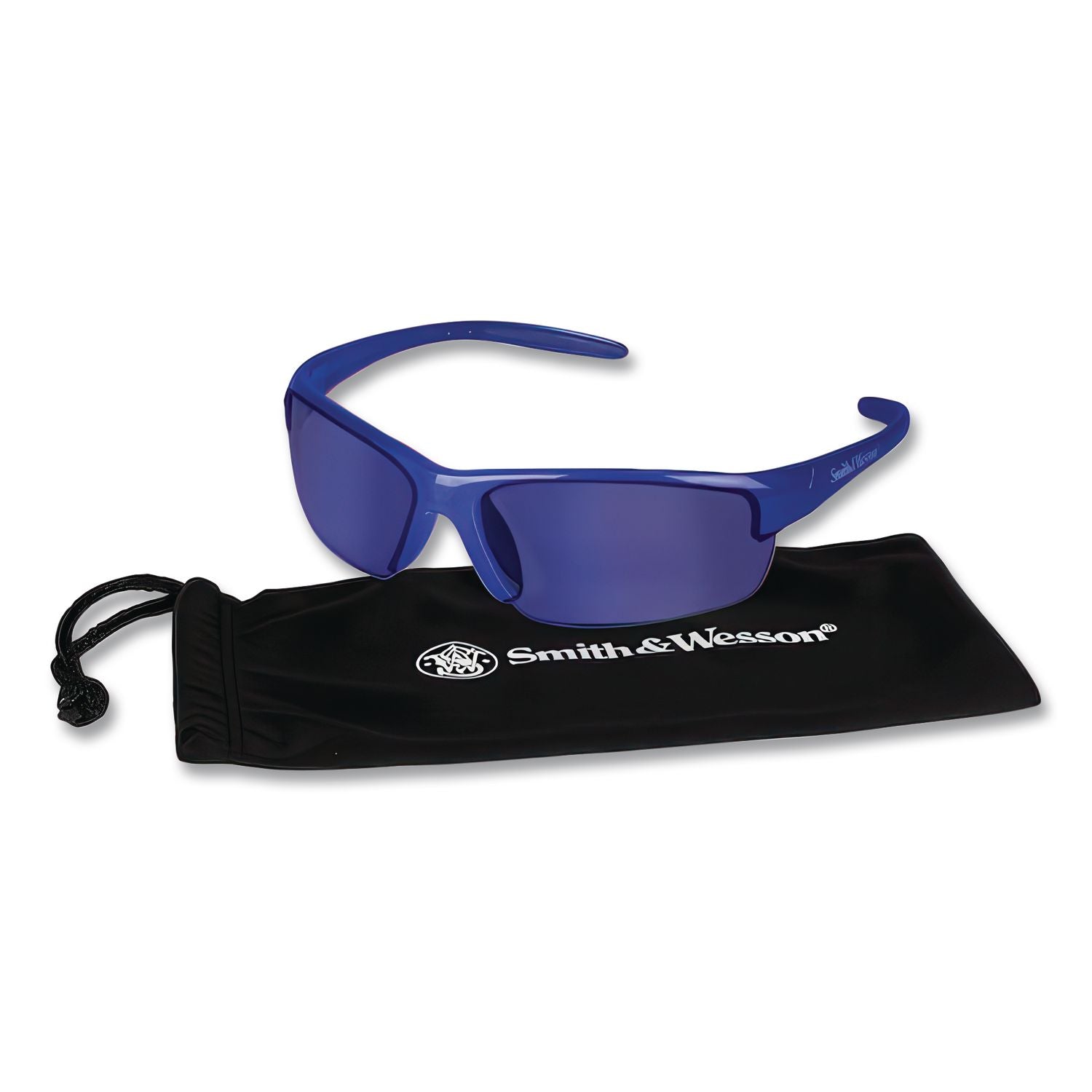 Equalizer Safety Eyewear, Blue Frame, Blue Mirror Lens