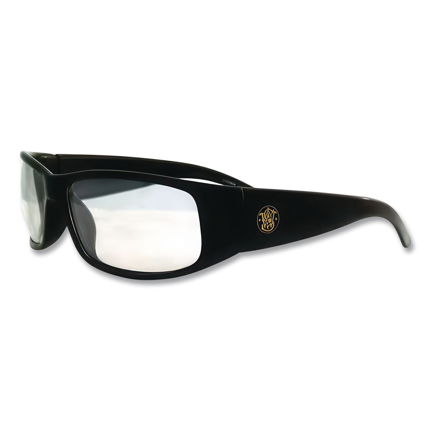 Elite Safety Eyewear, Black Frame, Clear Anti-Fog Lens