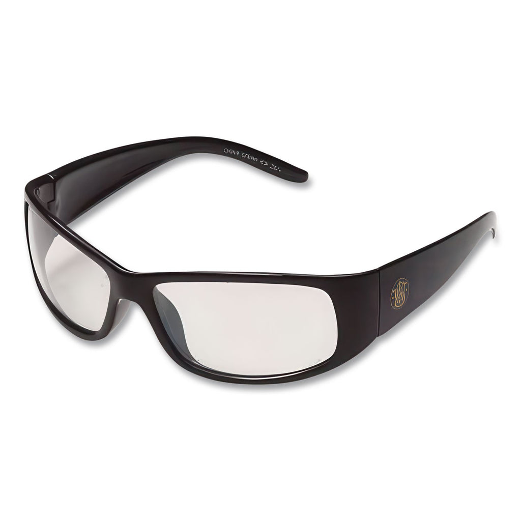 Elite Safety Eyewear, Black Frame, Indoor/Outdoor Lens