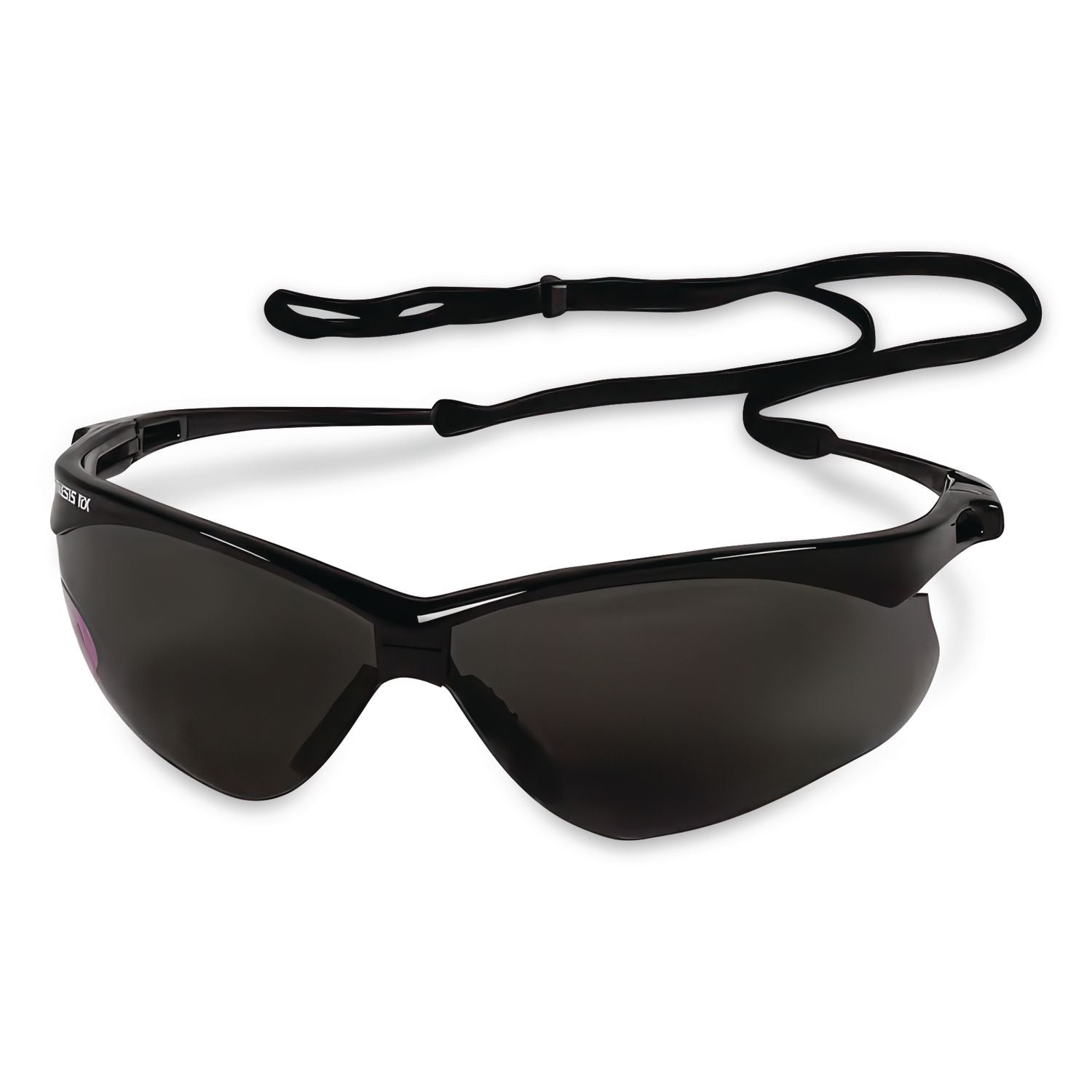 V60 Nemesis Rx Reader Safety Glasses, Black Frame, Smoke Lens, +2.0 Diopter Strength