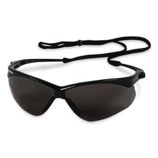 V60 Nemesis Rx Reader Safety Glasses, Black Frame, Smoke Lens, +2.0 Diopter Strength