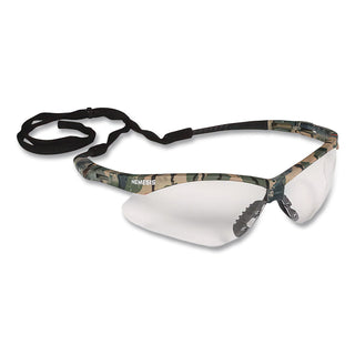 Nemesis Safety Glasses, Camo Frame, Clear Anti-Fog Lens