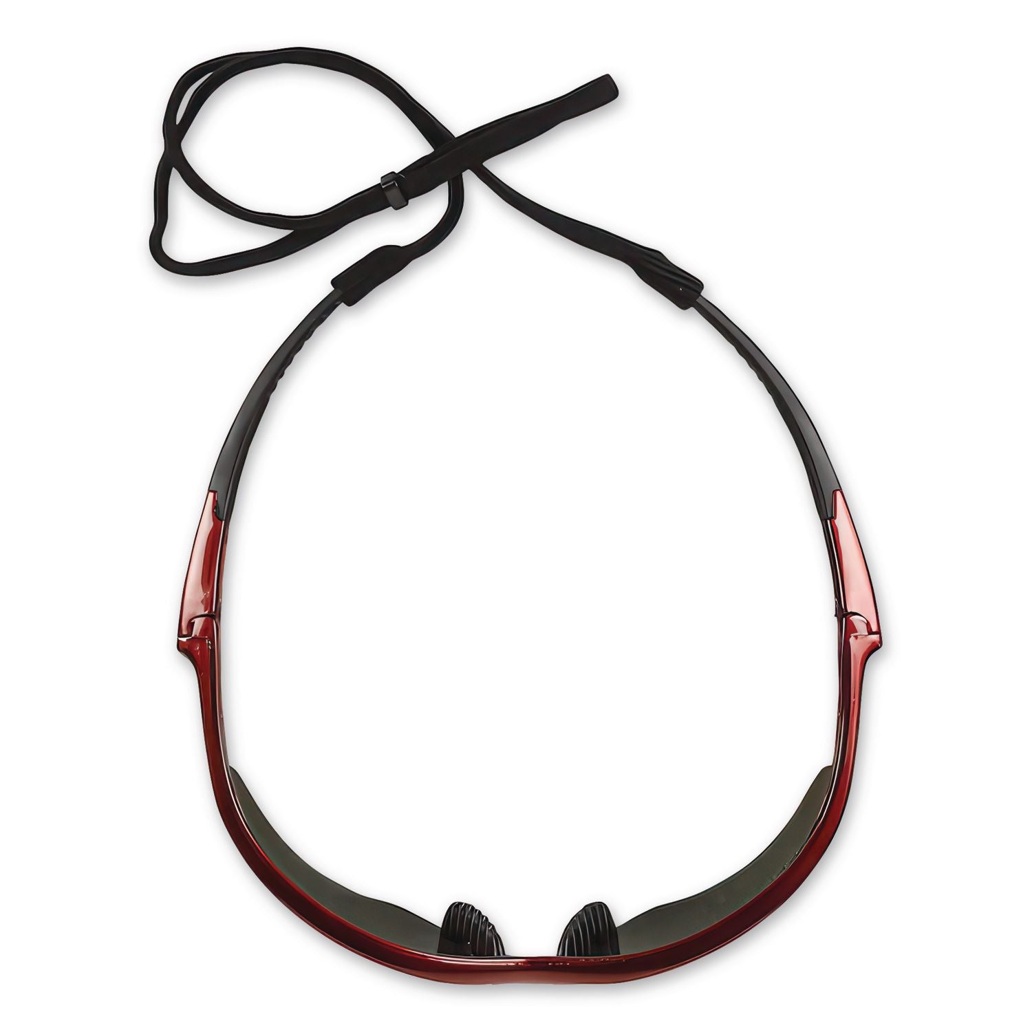 Nemesis Safety Glasses, Red Frame, Smoke Lens