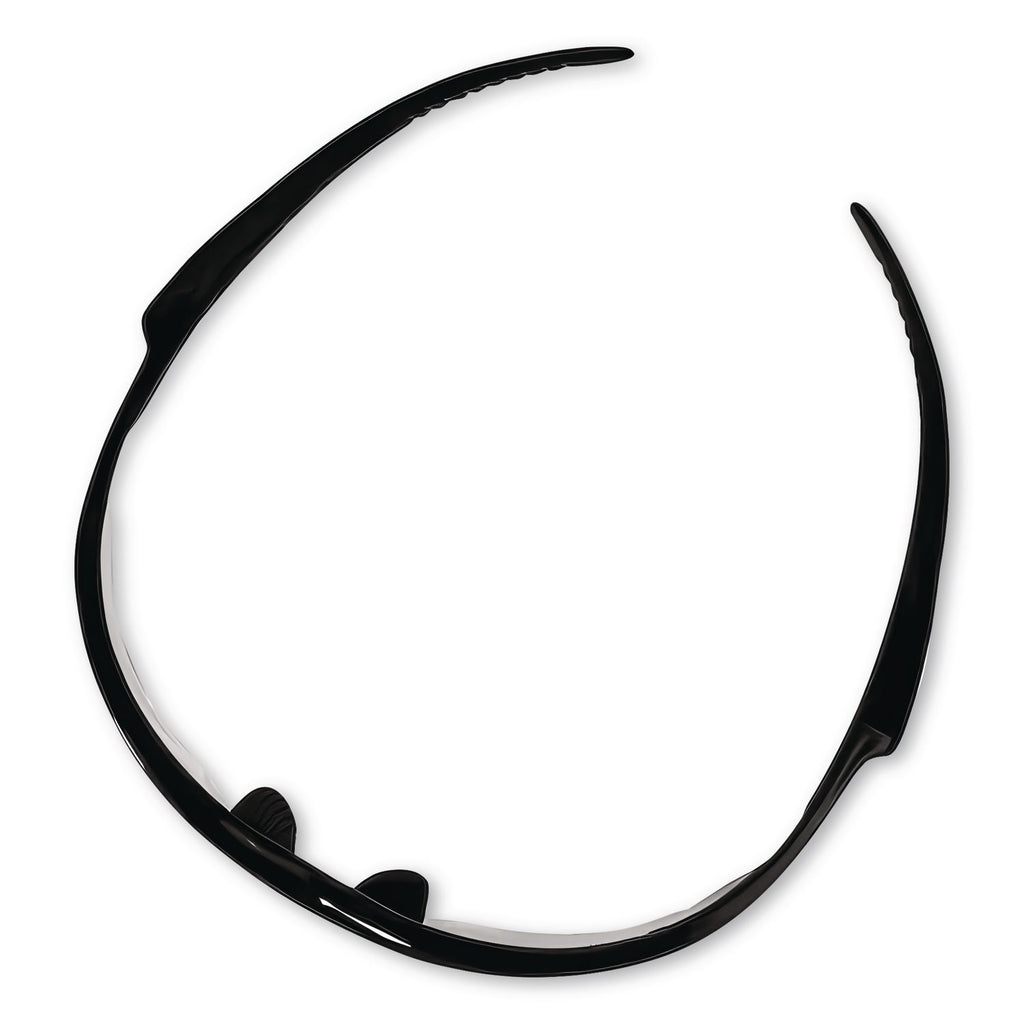 Nemesis Safety Glasses, Black Frame, Clear Anti-Fog Lens