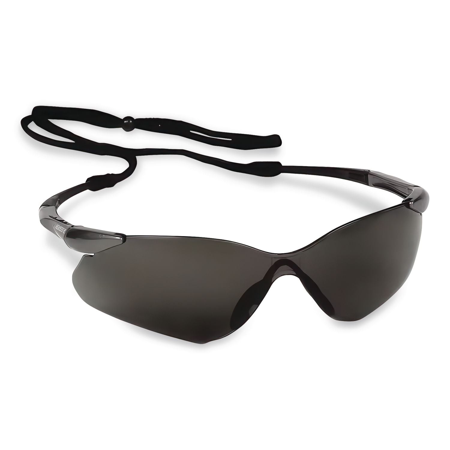 Nemesis VL Safety Glasses, Gunmetal Frame, Smoke Uncoated Lens