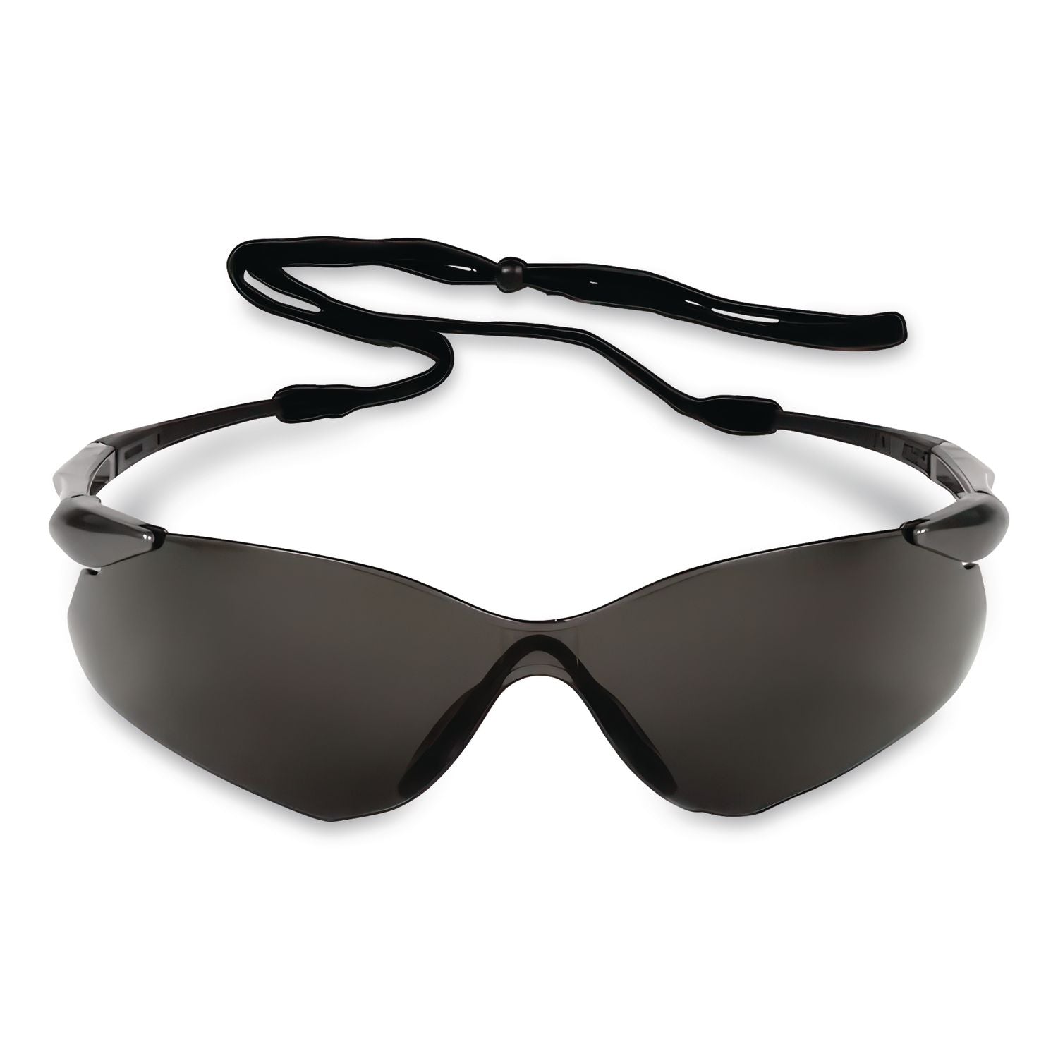 Nemesis VL Safety Glasses, Gunmetal Frame, Smoke Uncoated Lens