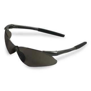 Nemesis VL Safety Glasses, Gunmetal Frame, Smoke Uncoated Lens