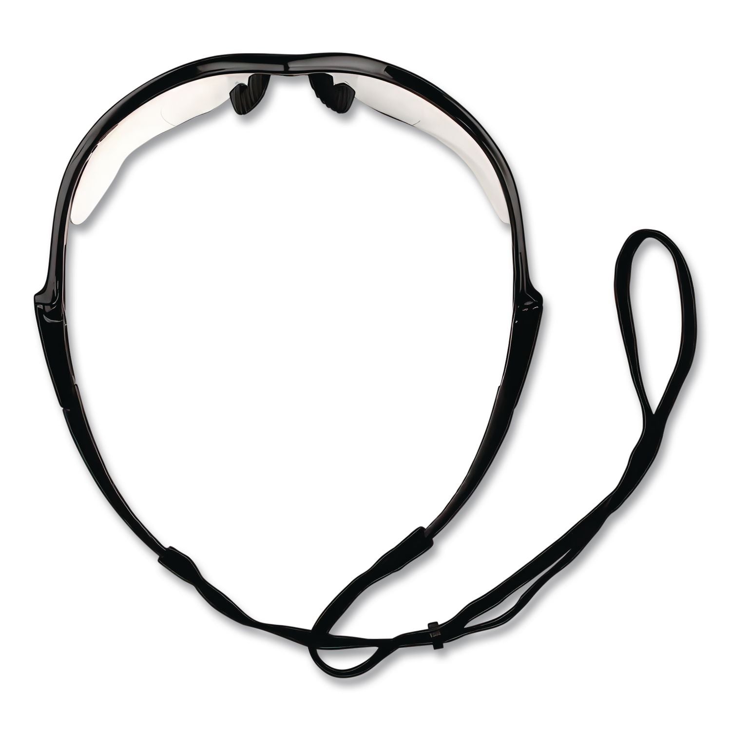 V60 Nemesis Rx Reader Safety Glasses, Black Frame, Clear Lens, +1.5 Diopter Strength