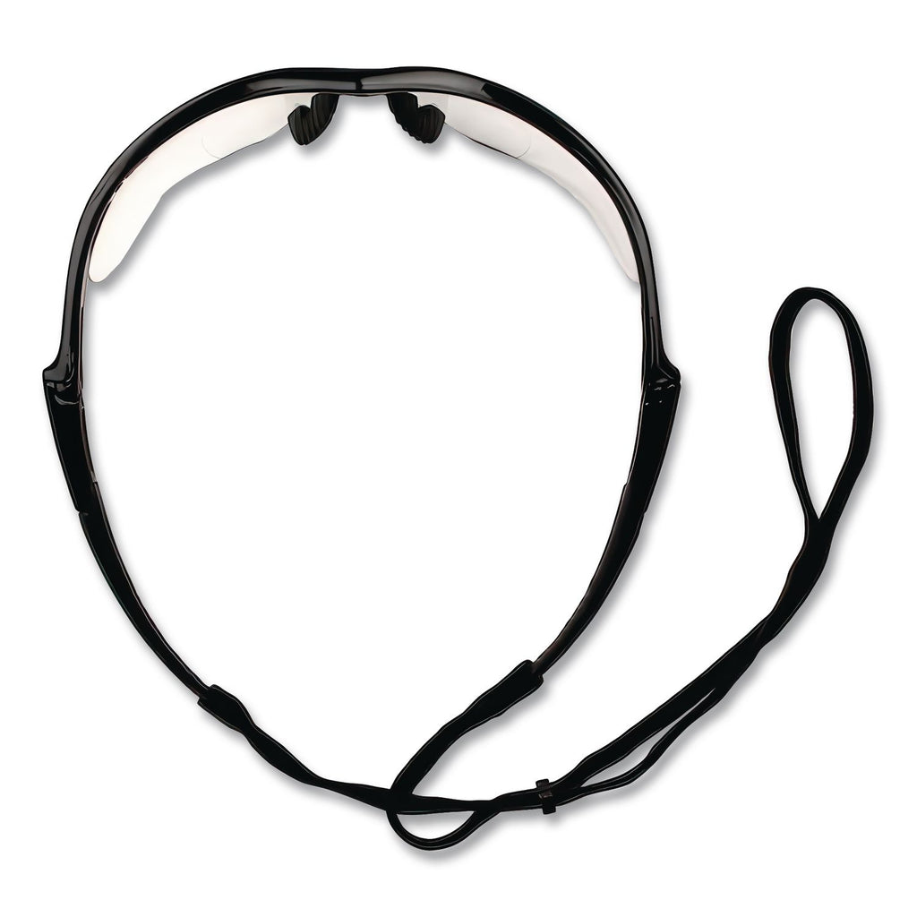 V60 Nemesis Rx Reader Safety Glasses, Black Frame, Clear Lens, +2.5 Diopter Strength