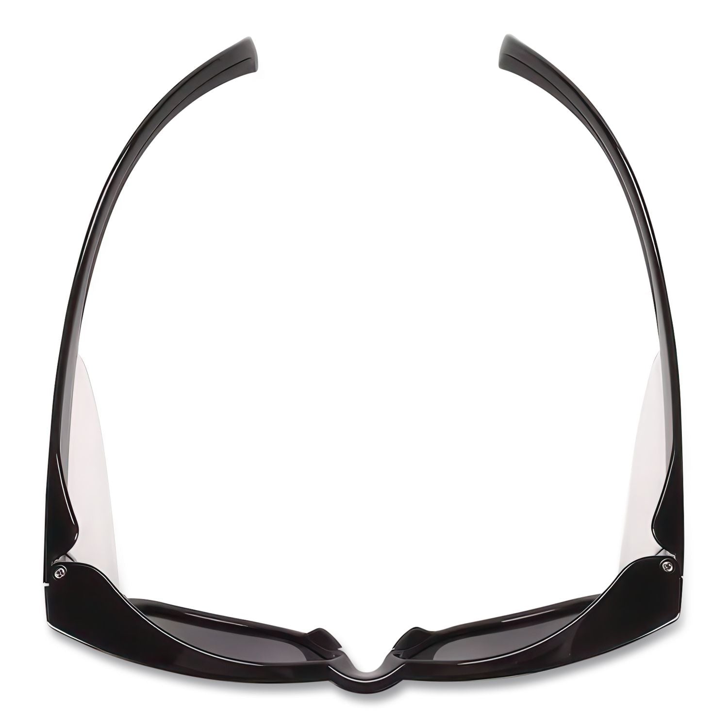 Maverick Safety Glasses, Black, Polycarbonate Frame, Smoke Lens, 12/Box