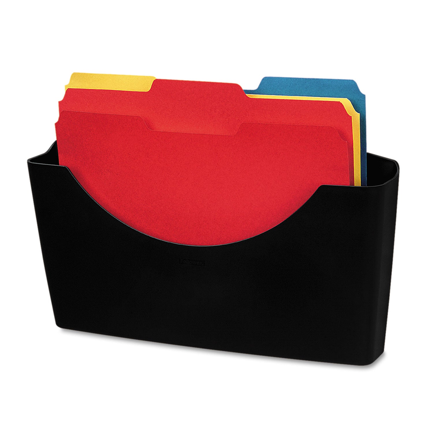 Plastic Partition Additions File Pocket, Letter Size, 14" x 2.5" x 7.75", Dark Graphite - 