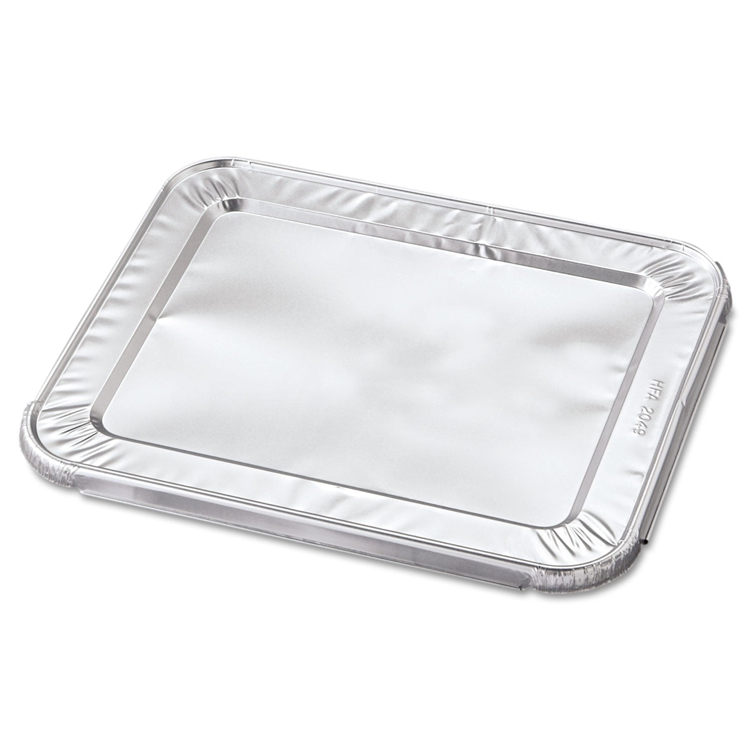 Steam Pan Foil Lids, Fits Half-Size Pan, 12.27 x 10.44, 100/Carton - 