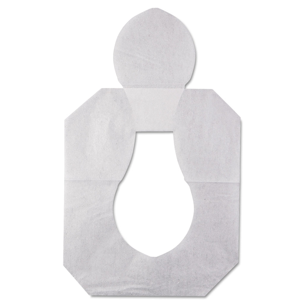 Health Gards Toilet Seat Covers, Half-Fold, 14.25 x 16.5, White, 250/Pack, 10 Boxes/Carton