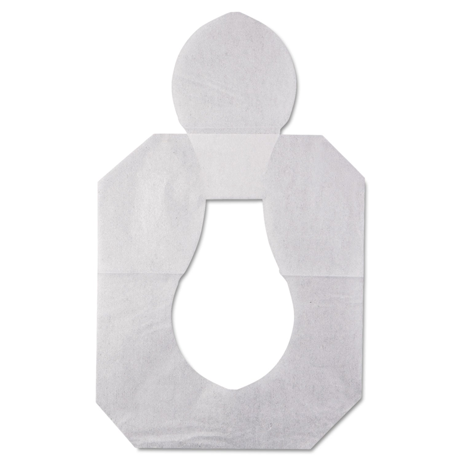 Health Gards Toilet Seat Covers, Half-Fold, 14.25 x 16.5, White, 250/Pack, 10 Boxes/Carton
