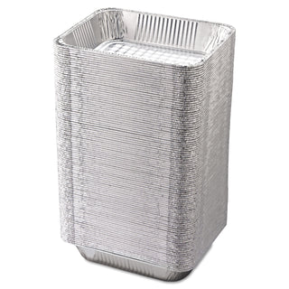 Aluminum Steam Table Pans, Half-Size Deep, 2.56" Deep, 10.38 x 12.75, 100/Carton