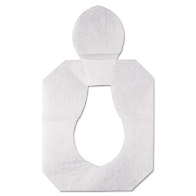 Health Gards Toilet Seat Covers, Half-Fold, 14.25 x 16.5, White, 250/Pack, 4 Packs/Carton - 