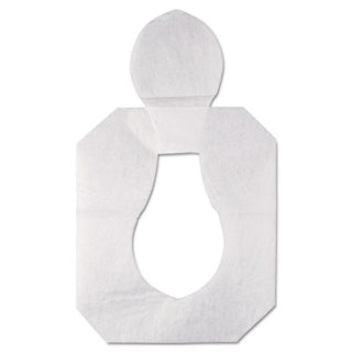 Health Gards Toilet Seat Covers, Half-Fold, 14.25 x 16.5, White, 250/Pack, 4 Packs/Carton - 