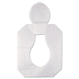 Health Gards Toilet Seat Covers, Half-Fold, 14.25 x 16.5, White, 250/Pack, 4 Packs/Carton