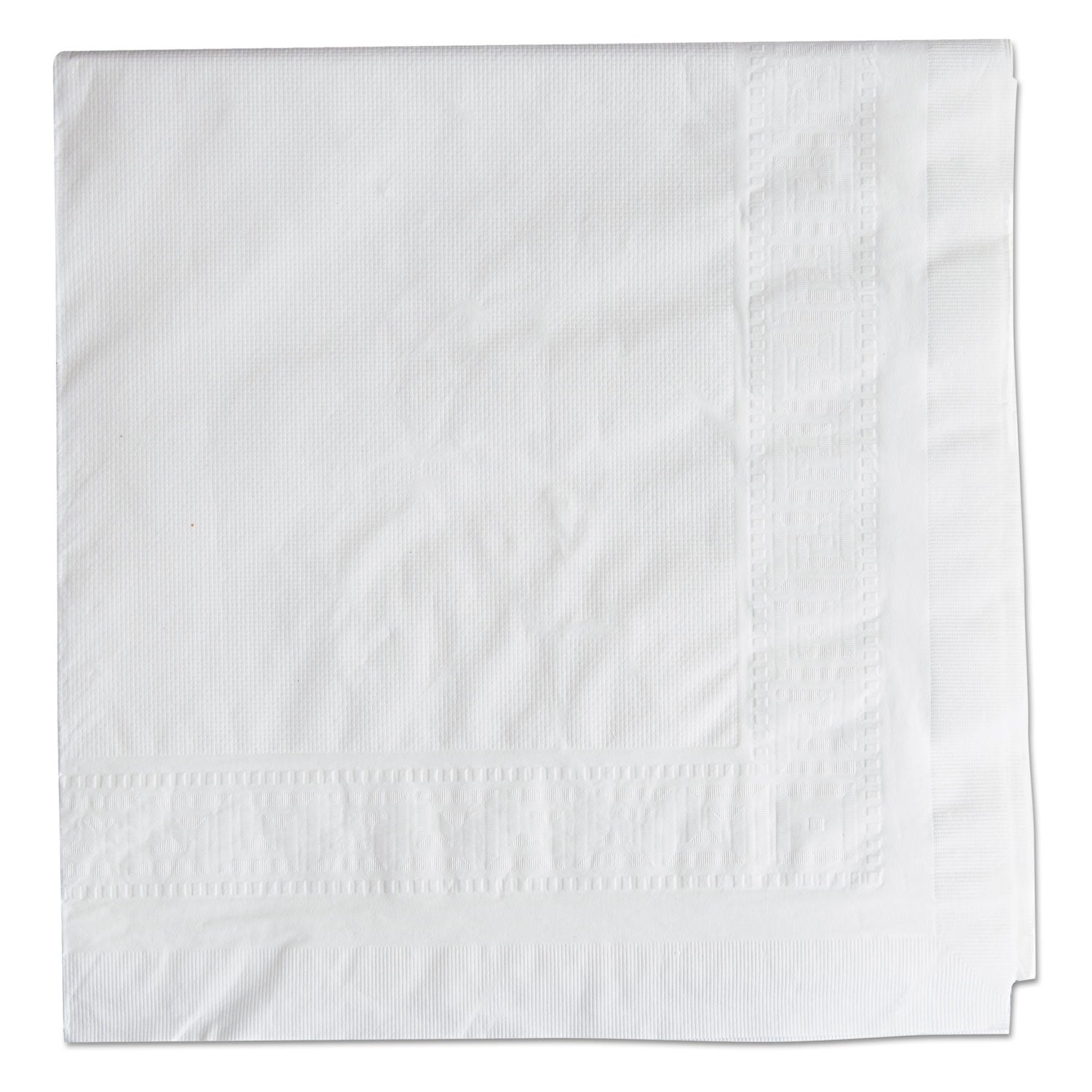 Cellutex Table Covers, Tissue/Polylined, 54" x 108", White, 25/Carton - 