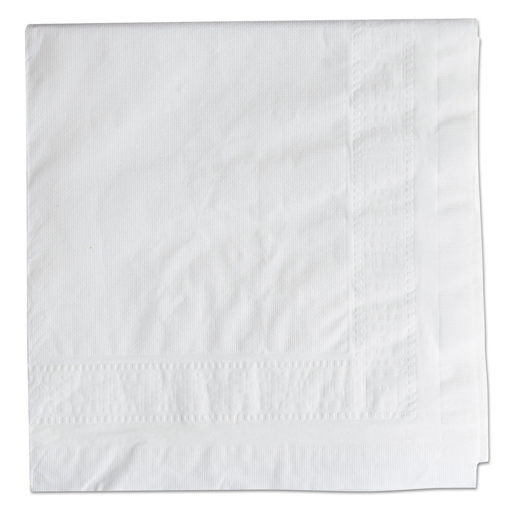 Cellutex Table Covers, Tissue/Polylined, 54" x 108", White, 25/Carton