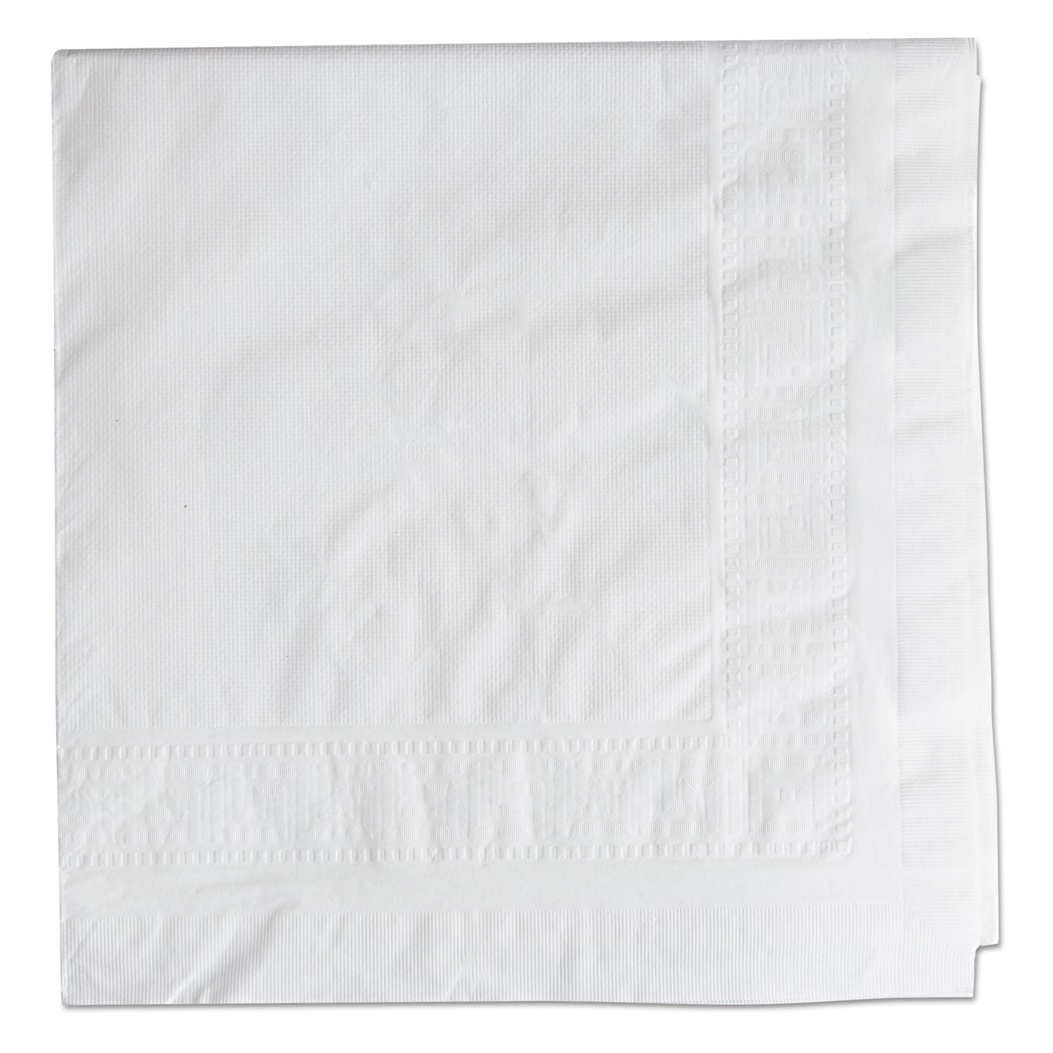Cellutex Table Covers, Tissue/Polylined, 54" x 108", White, 25/Carton