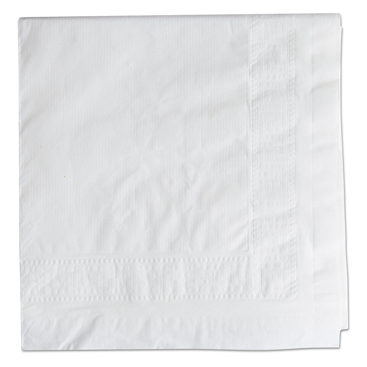 Cellutex Table Covers, Tissue/Polylined, 54" x 108", White, 25/Carton