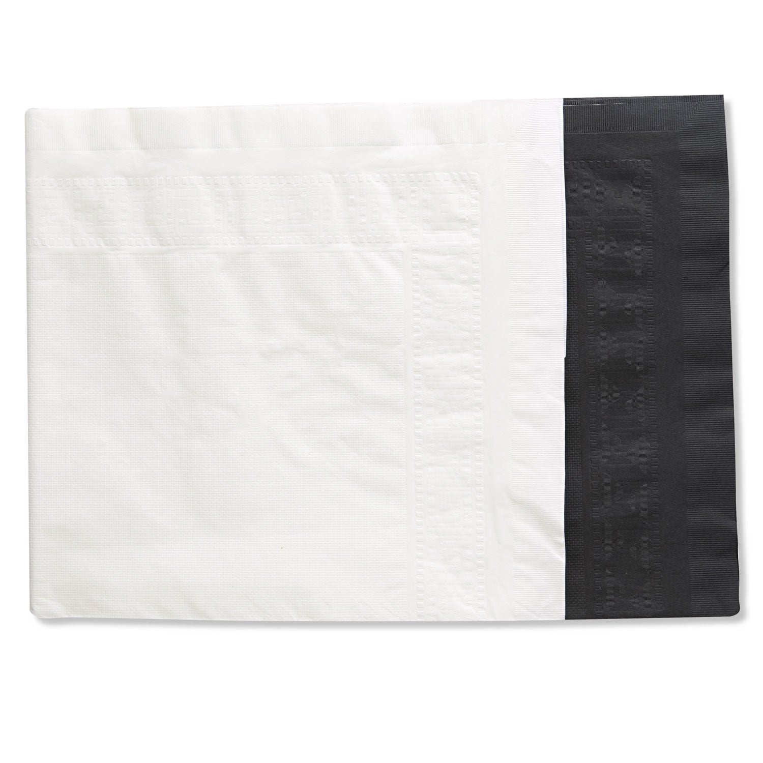Cellutex Table Covers, Tissue/Polylined, 54" x 108", White, 25/Carton