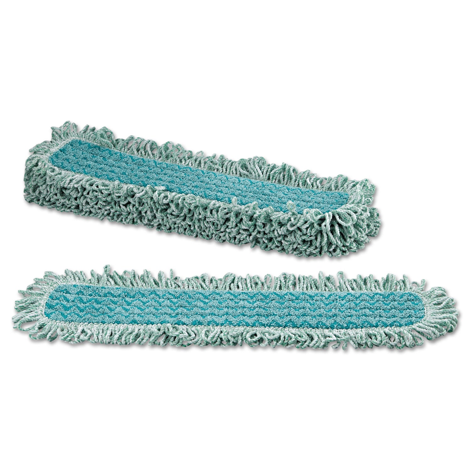 HYGEN Microfiber Fringed Dust Mop Pad, 24w x 9d, Green - 