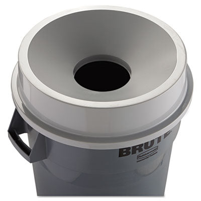 round-brute-funnel-top-receptacle-for-32-gallon-containers-2238-diameter-x-5h-gray_rcp3543gra - 3