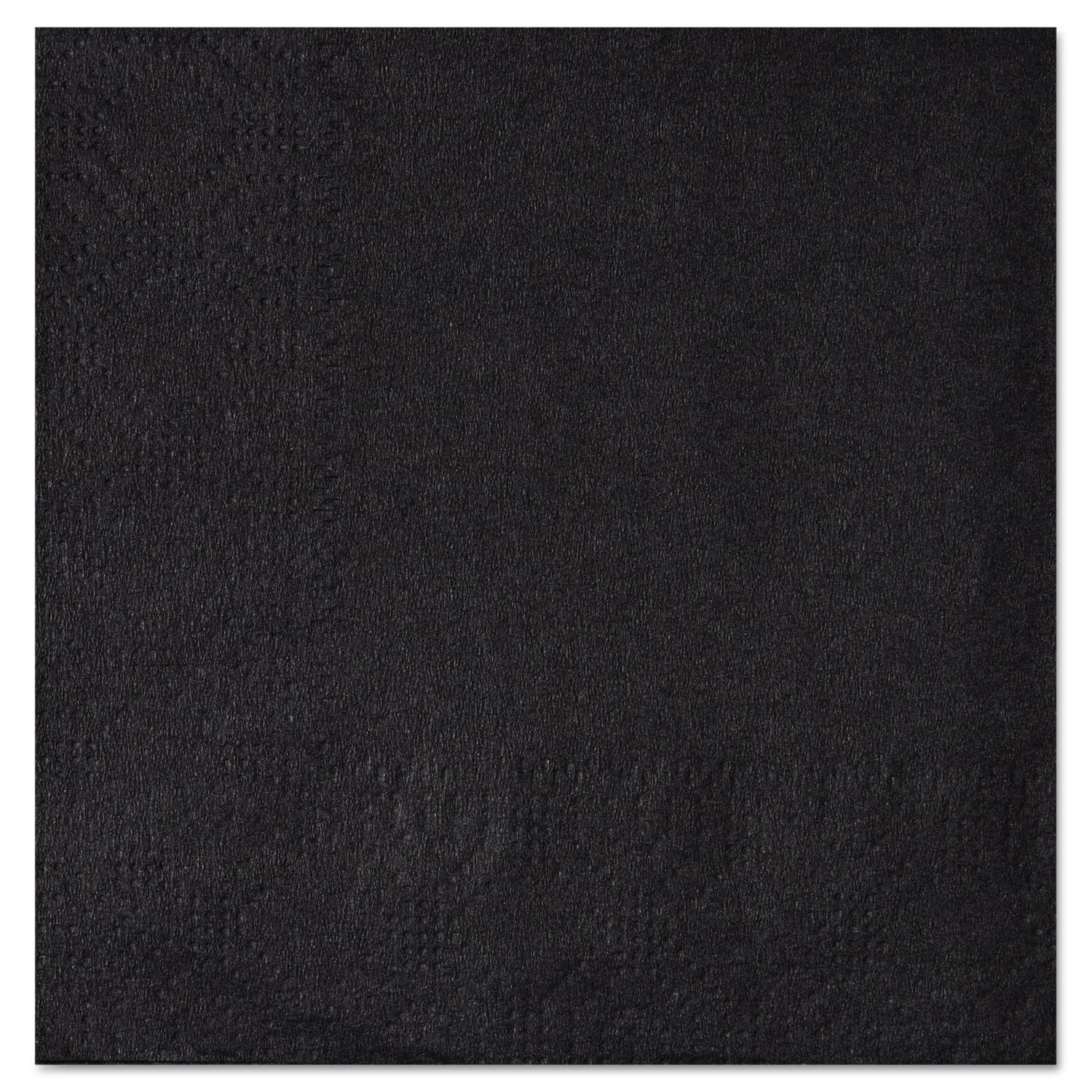 Beverage Napkins, 2-Ply, 9 1/2 x 9 1/2, Black, 1000/Carton
