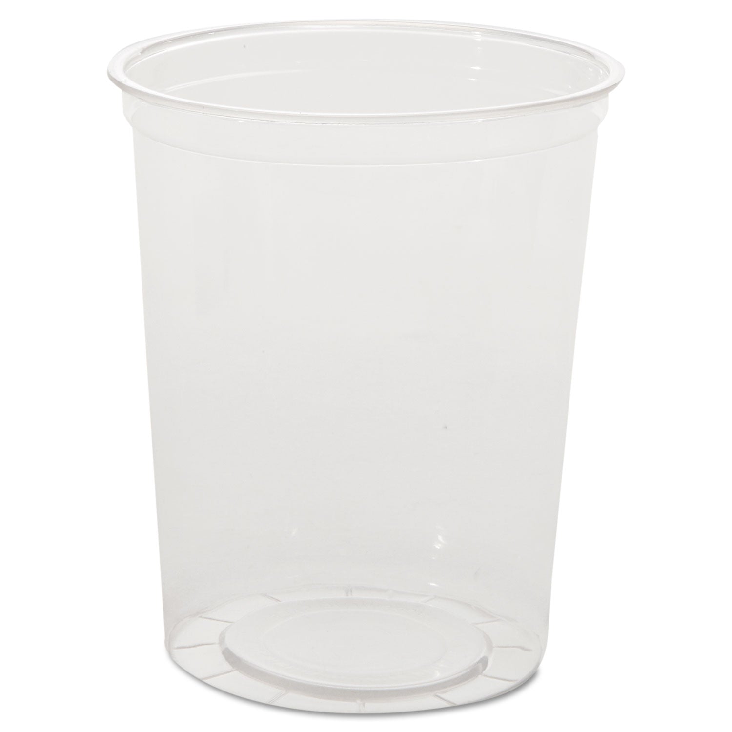 Deli Containers, 32 oz, Clear, Plastic, 50/Pack, 10 Packs/Carton - 