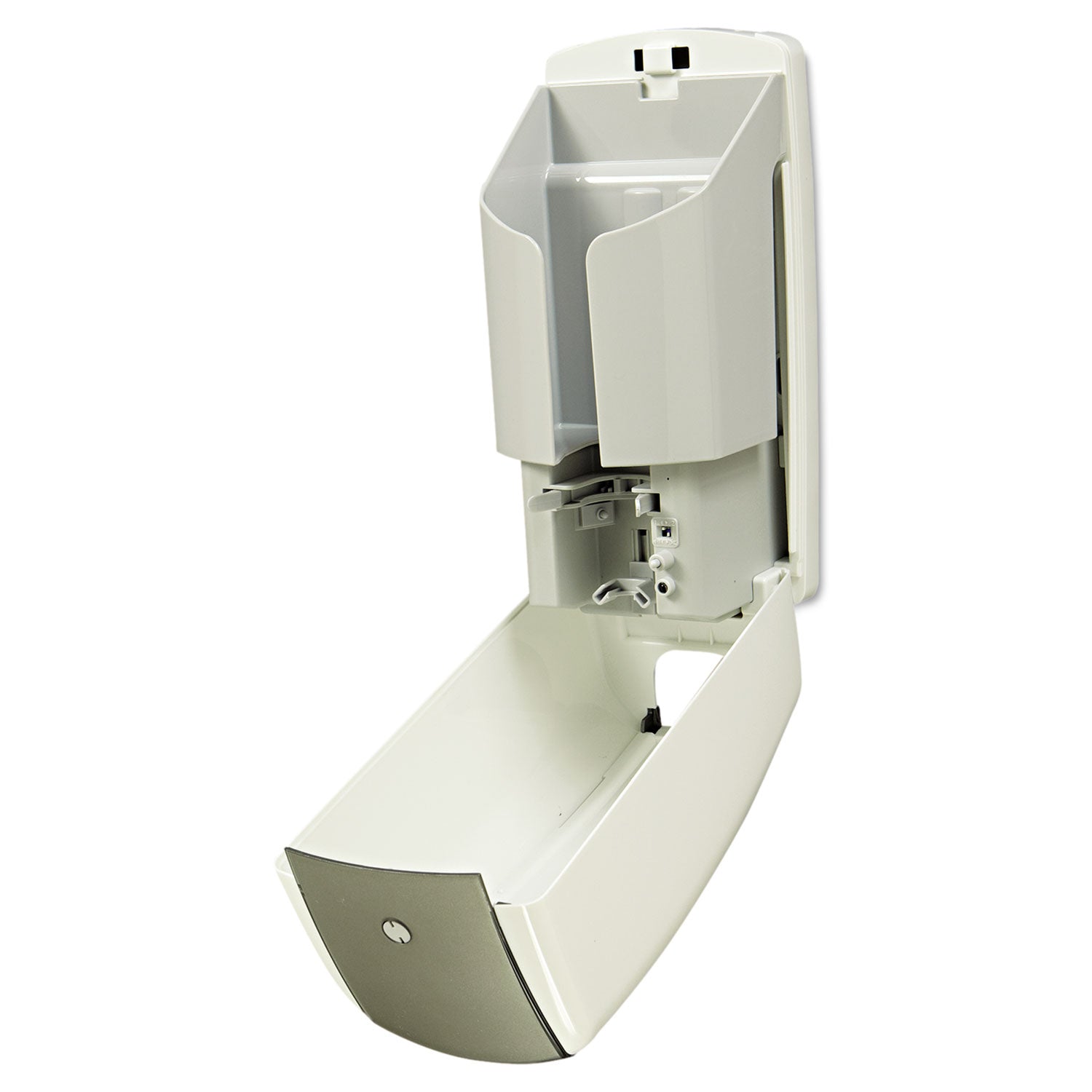 autofoam-touch-free-dispenser-1100-ml-52-x-525-x-109-white-gray-pearl_rcp750140 - 2