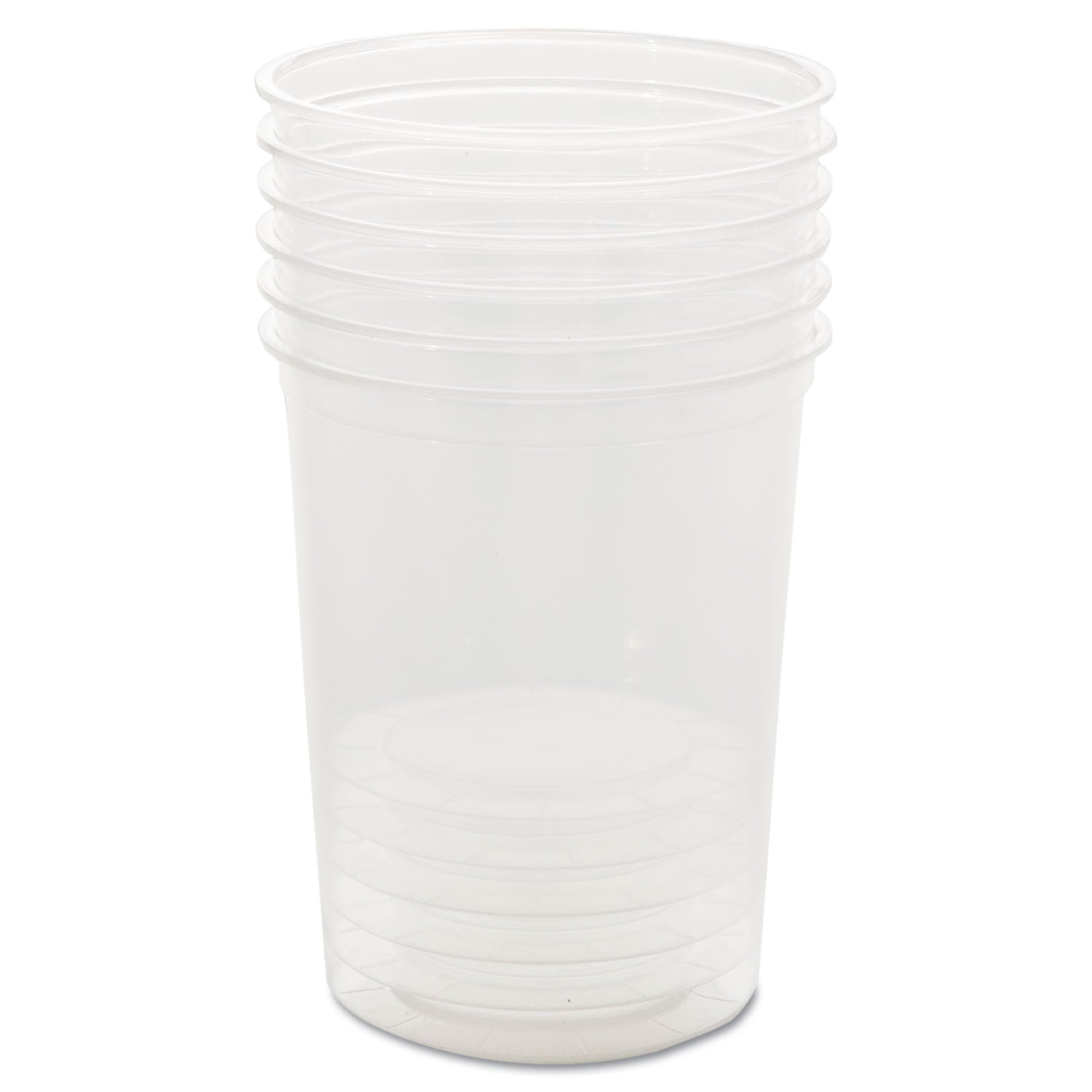 Deli Containers, 32 oz, Clear, Plastic, 50/Pack, 10 Packs/Carton - 
