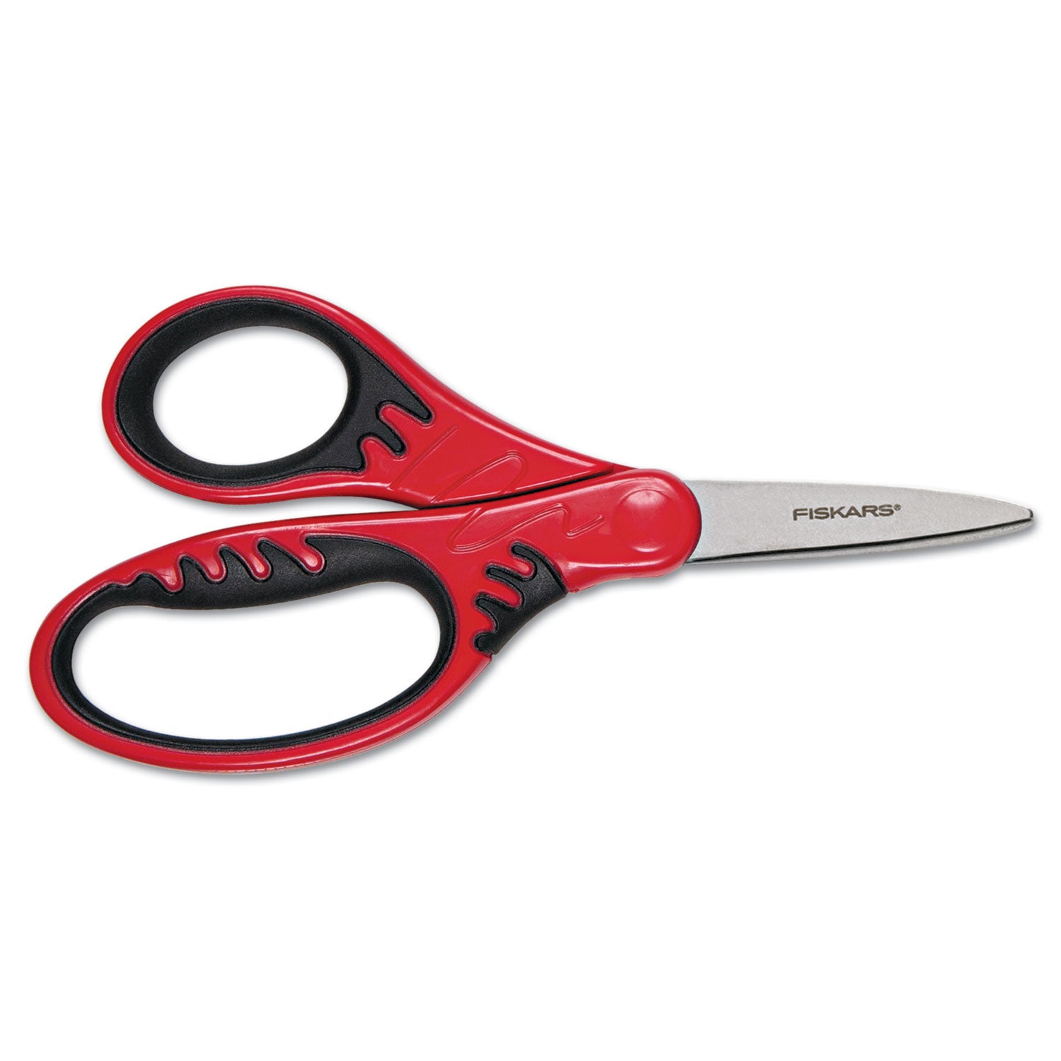 Kids/Student Softgrip Scissors, Rounded Tip, 5 Long, 1.75 Cut Length, Randomly Assorted Straight Handles - 