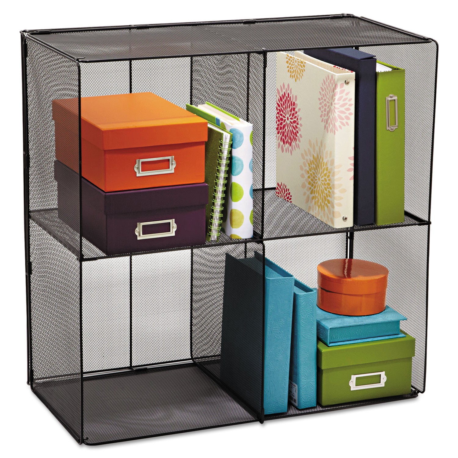 Onyx Mesh Cube, 28.5w x 14.5d x 28.5h, Black - 
