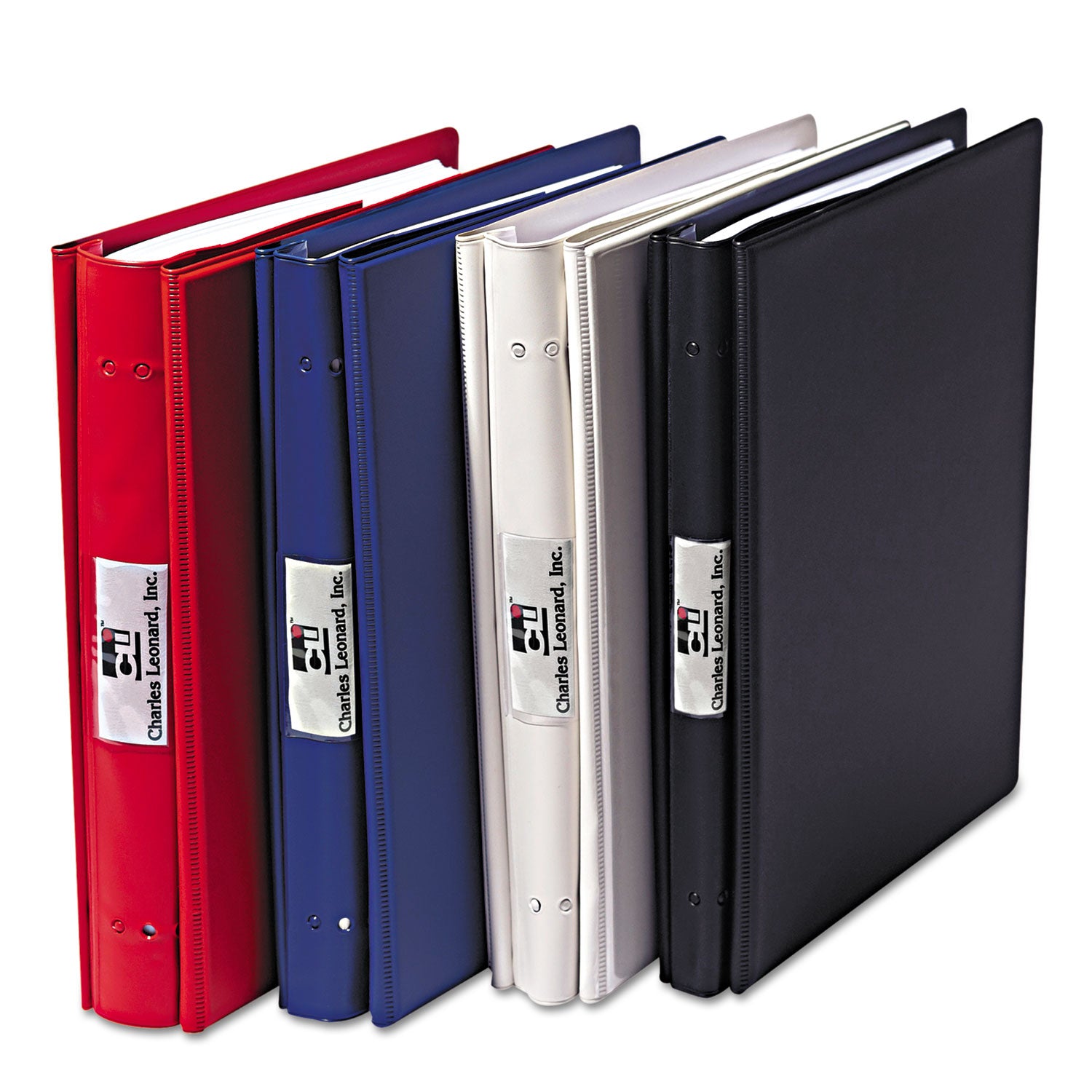 VariCap Expandable Binder, 2 Posts, 6" Capacity, 11 x 8.5, Red - 