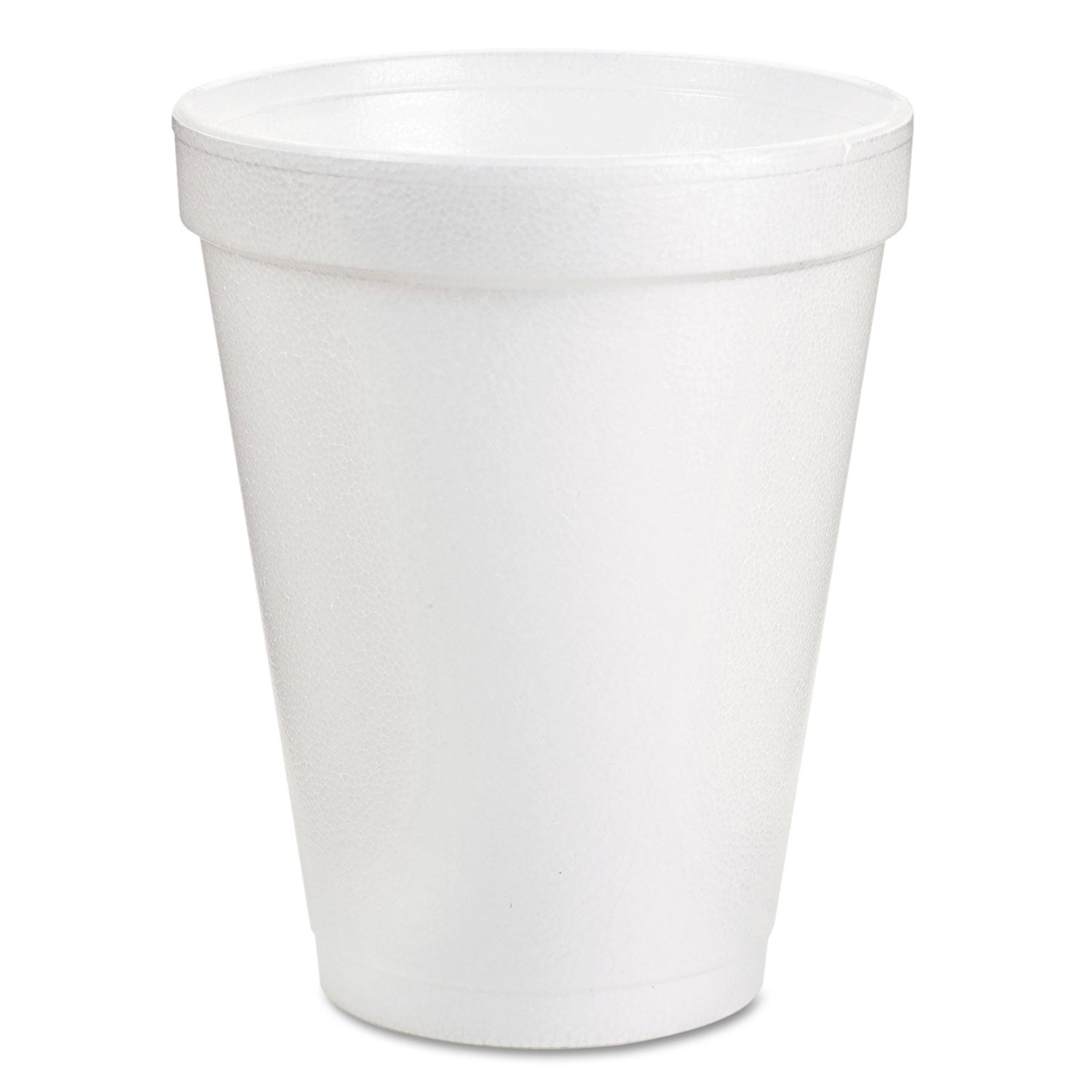 Foam Drink Cups, 8 oz, White, 25/Pack - 