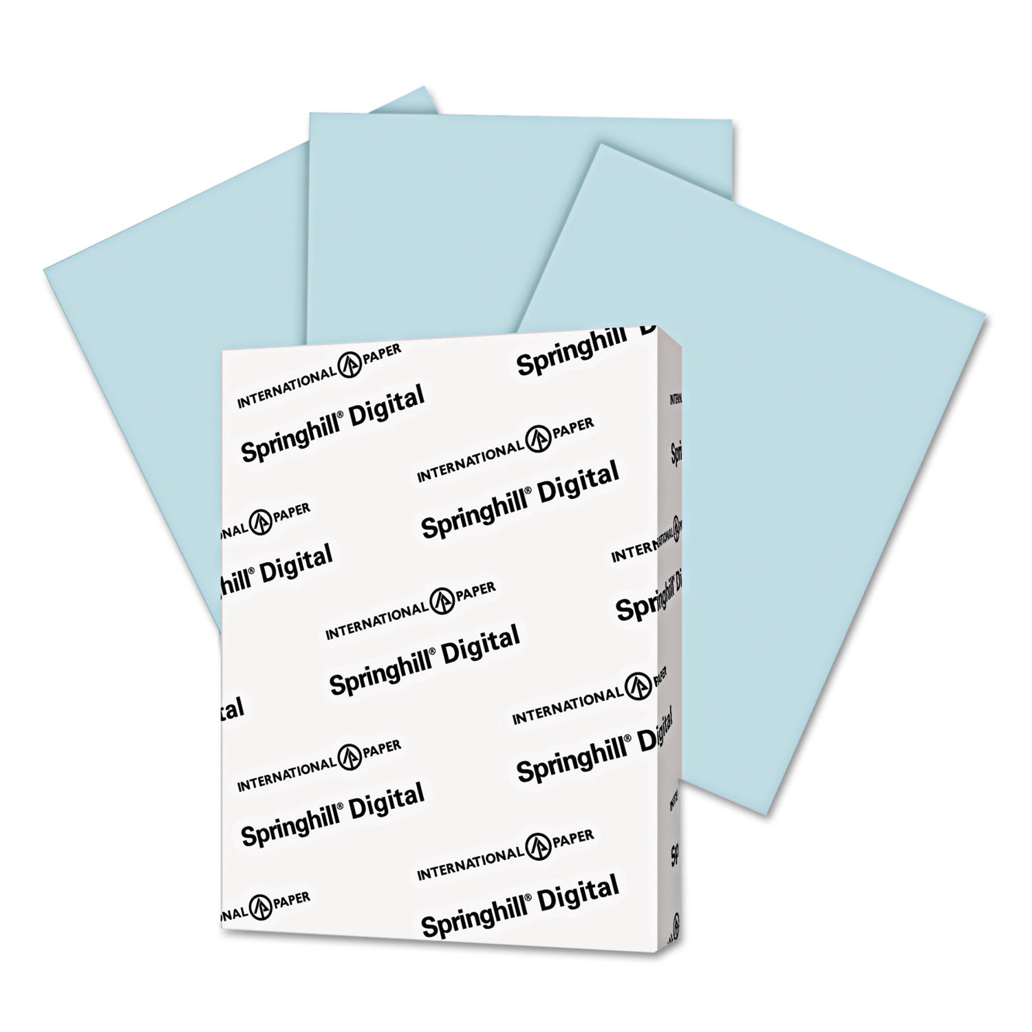 Digital Index Color Card Stock, 90 lb Index Weight, 8.5 x 11, Blue, 250/Pack - 