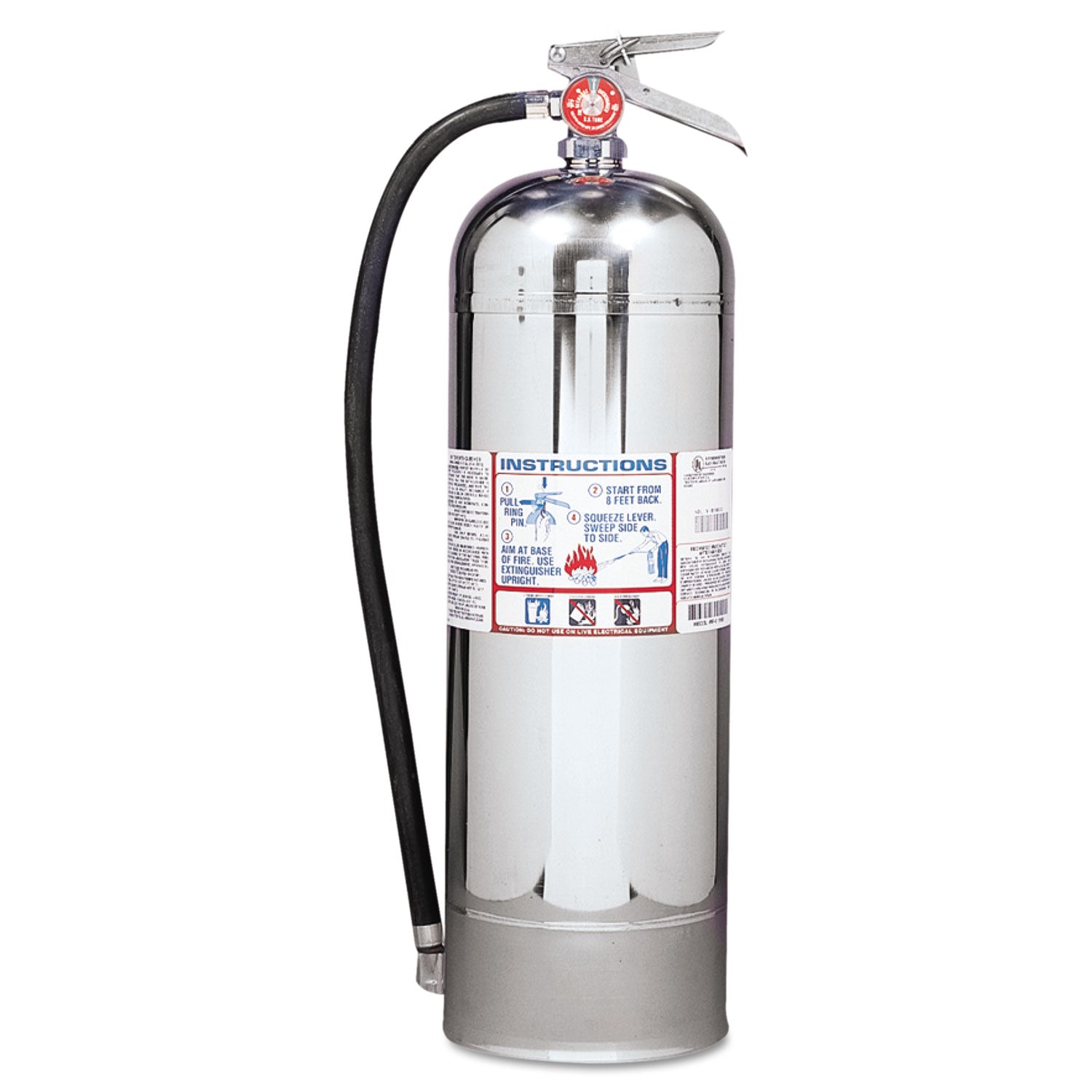 ProPlus 2.5 W H2O Fire Extinguisher, 2-A, 2.5 gal, 20.86 lb - 