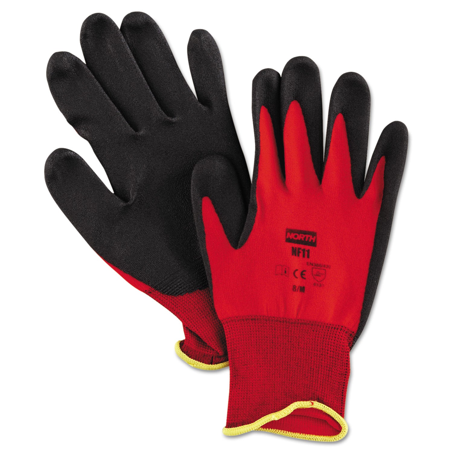 northflex-red-foamed-pvc-palm-coated-gloves-medium-dozen_nspnf118m - 1